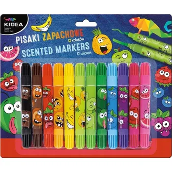 MALÉ VONNÉ FIXY SILNÉ FIXY OBOUSTRANNÉ SADA 12 BAREV Kidea