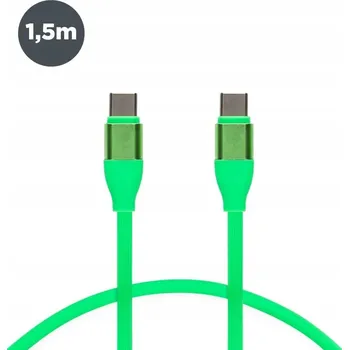 Datový kabel Kabel Contact USB typ C - USB typ C 1 m zelený