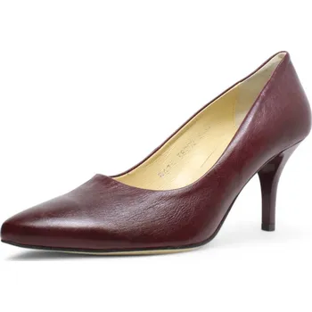Dámské lodičky DÁMSKÉ LODIČKY ACORD 5575 909 BORDOVÁ Barva: BORDOVÁ, Velikost: 37