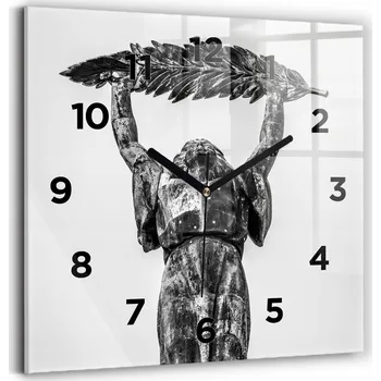 Hodiny Nástěnné hodiny Wallfluent černé 30 cm