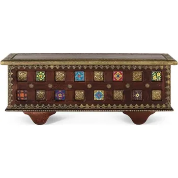 Truhla Orientální dřevěná truhla Erina 116cm mango