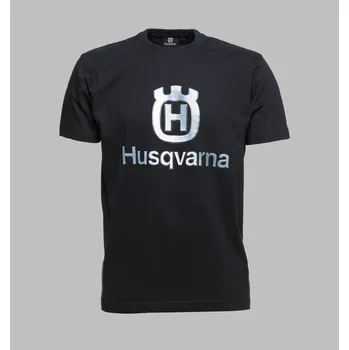 Tričko Husqvarna modré logo H vel. L