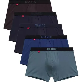 Boxerky Pánské boxerky 5 pack 004/1 - Atlantic vícebarevná XXL