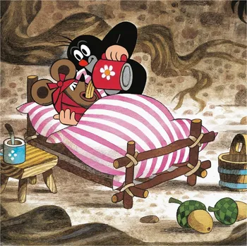 Hračka DINO Puzzle Jak Krtek uzdravil myšku 60 dílků