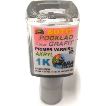 ARASYSTEM Lakovací tužka PODKLADGRAFITOWY Primer Akryl Grafit univerzální použití 10 ml