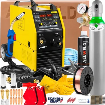 Svářečka POLOAUTOMAT MAGNUM MIG 281 DUAL PULS SYNERGIE 400V 280A MMA TIG MĚKKÉ PÁJENÍ