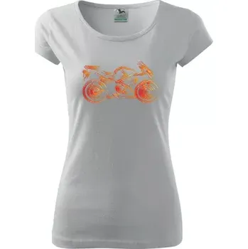 Dámské Triko s moto motivem 22 S bílé