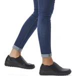 Dámské kožené polobotky L7178-00 Rieker černé Barva: schwarz, Velikost: 37