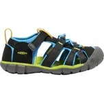 KEEN SEACAMP II CNX JR black/brilliant blue US 7 / EU 39,0 / UK 6 / 25,5 cm; Černá sandály + DÁREK DLE VÝBĚRU!