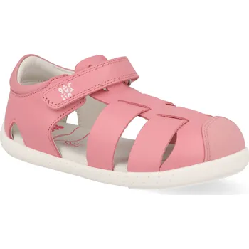 Dívčí obuv Barefoot dětské sandály Garvalín - Sauvage Magnolia tmavě růžové Velikost: 25