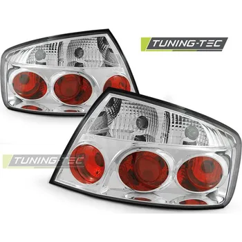 Zadní světlomet Tuning-Tec Zadní čirá světla Peugeot 407 Sedan (2004 - 2010) - chromované