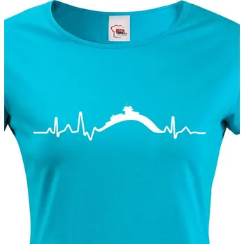 Dámské tričko Dámské tričko EKG Sněžka, Barva Modrá, Velikost M, Canvas Dámské tričko s krátkým rukávem Bezvatriko.cz 2910