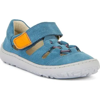 Chlapecká obuv Dětská barefoot sandály ELASTIC Jeans Froddo G3150262-14 světle modrá - 34