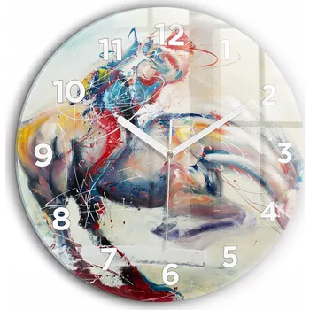 Hodiny Nástěnné hodiny Wallfluent, vícebarevné, 60 cm