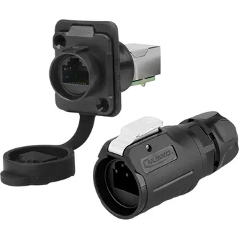 Elektrický konektor Průmyslový konektor LP-16, RJ45, samec + samice