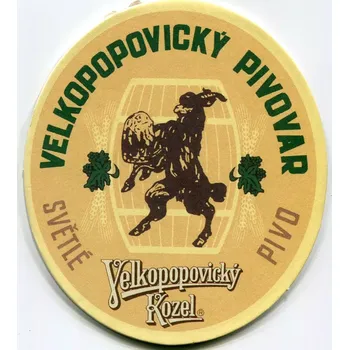 Pivo Velké Popovice - Velkopopovický kozel - Světlé pivo, ALKOHOL ZA VOLANT NEPATŘÍ