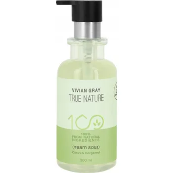Mýdlo Vivian Gray True Nature Citrus & Bergamot krémové mýdlo s osvěžujícím účinkem