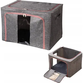 Obraz SKLÁDACÍ ORGANIZÉR NA ZIP 66L S UCHYTY A PRŮHLEDNÝMI OKÉNKY