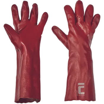 Pracovní rukavice Rukavice REDSTAR, celomáčené, vel. 10, délka 45 cm