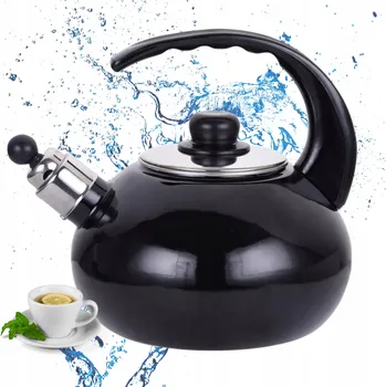 Varná konvice Odelo tradiční smaltovaná ocelová Konvice 2,2 l černá