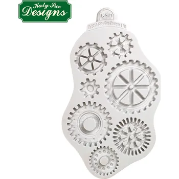 Formička Silikonová formička ozubená kolečka Distressed Cogs - Katy Sue