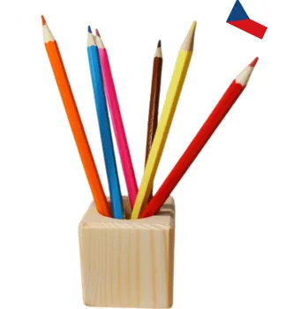 Úložný box JH WoodArt Dřevěný stojánek na tužky (Skvělý dárek)