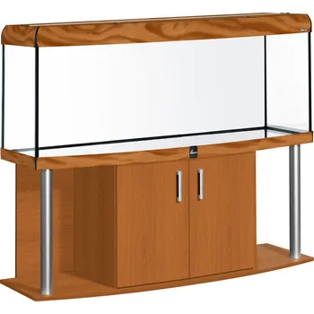 Akvárium Diversa Akvárium set COMFORT 375 l vypouklý LED hliník DIVERSA višeň