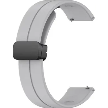 Řemínek na hodinky Silikonový řemínek Ricardo 22mm (pro Huawei Watch GT 4, 5), šedý V1, Quick Release