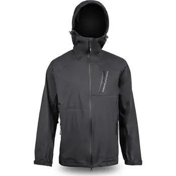 Pánská větrovka EBERLESTOCK Bunda SEVEN DEVILS SHELL ČERNÁ