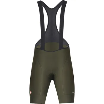 Cyklistické kalhoty CASTELLI - kraťasy s laclem Competizione 2 zelená XL