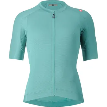 cyklistický dres CASTELLI - dámský dres Espresso W tyrkysová XL