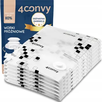 Úložný box 4convy 6x velké vakuové pytle 80x120 na povlečení přikrývky tašky opakovaně použitelné