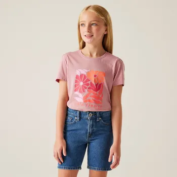 Chlapecké tričko Dětské bavlněné tričko Regatta BOSLEY VIII růžová 176