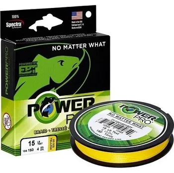 Rybářská šňůra Power Pro Pletená šňůra PowerPro 135m/0,19mm/13kg Yellow
