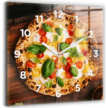 Hodiny Nástěnné hodiny Wallfluent odstíny žluté 30 cm