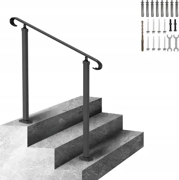 Zábradlí VEVOR Schodišťové zábradlí 100*96cm Kované železo