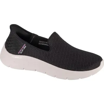 Dámská obuv Černé dámské tenisky Skechers Slip-Ins: GO WALK Flex - Relish 124963-BKW Velikost: 36,5
