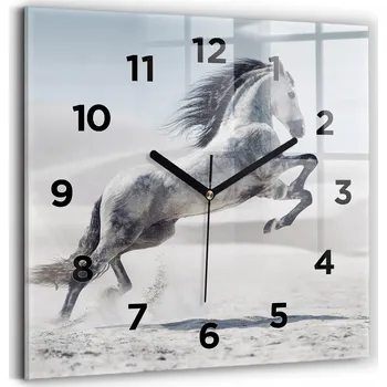 Hodiny Nástěnné hodiny Wallfluent bílé 30 cm