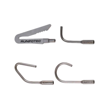 RUNPOTEC 20614 Nerezové záchytné háčky, závit RTG Ø 6mm, 4dílná sada