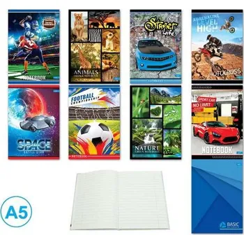 Sešit Sešit A5 linka 52l kluci mix