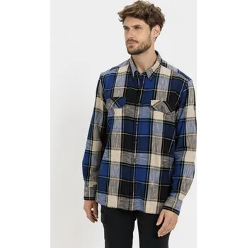 Pánská košile KOŠILE CAMEL ACTIVE LONGSLEEVE SHIRT TRUE BLUE