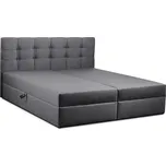 Postel CAMILA 160x200 cm Světle šedá I