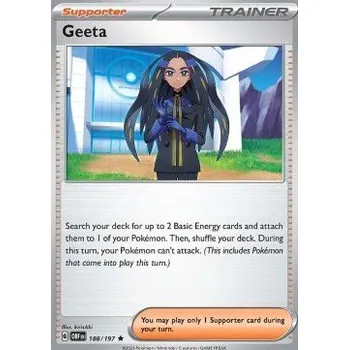 Volný čas Pokémon OBF 188/197 Geeta - Obsidian Flames Stav: Near Mint, Verze: HOLO