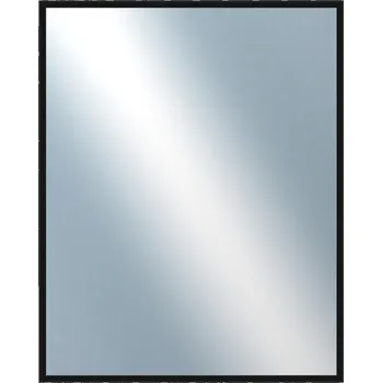 Koupelnový nábytek DANTIK - Zarámované zrcadlo - rozměr s rámem cca 40x50 cm z lišty Hliník černá lesklá |P269-016 (7269016)