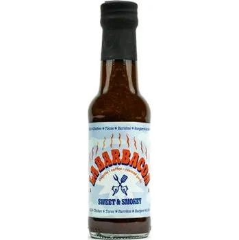 Omáčka La Barbacoa Hot Sauce pálivá omáčka s Chipotle, kávou a pečeným česnekem 150 ml