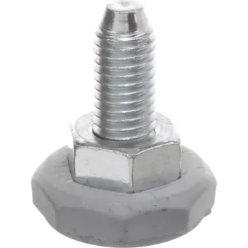  Originální nivelační noha BSH pro pračky Bosch a Siemens - regulační prvek 00637399 pro stabilní polohu spotřebiče a eliminaci vibrací během provozu