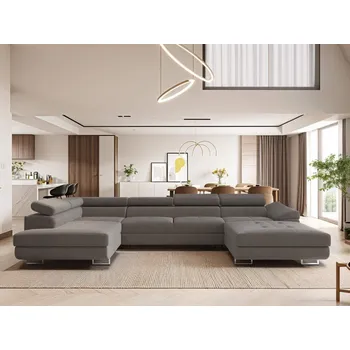 Sedací souprava Rozkládací sedací souprava do U Falio - Šedá 22 Varianta: Levá