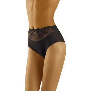 Kalhotky Dámské kalhotky Eco-HI - Wol-bar černá XL