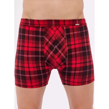 Pánská móda Boxerky Cornette Prime 904/120 3XL-5XL Červená 4XL