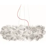 SLAMP CLISL00MNM01R00000EU Clizia Mama Non Mama White Large, designové svítidlo s červeným kabelem, 4x12W E27, prům. 78cm
